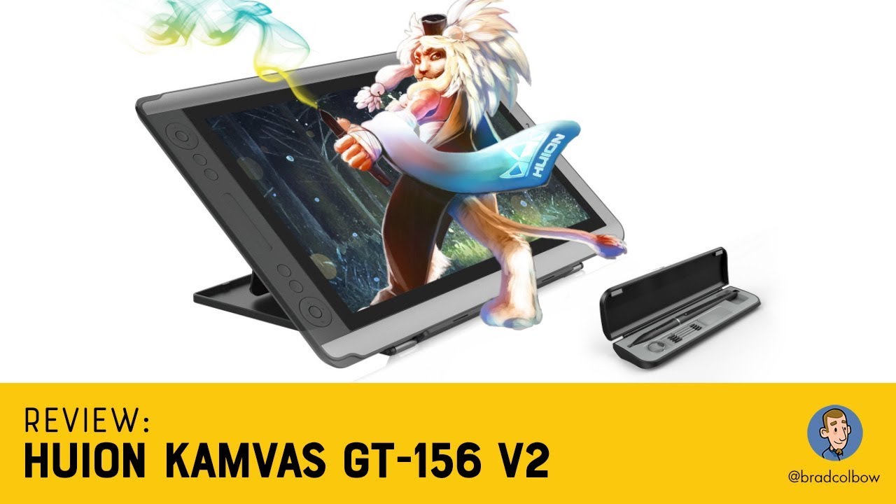 Huion Kamvas GT-156 v2 Review - YouTube