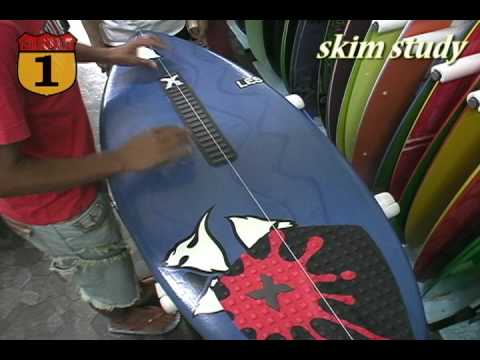 SKIM STUDY デッキパッドの貼り方 - YouTube