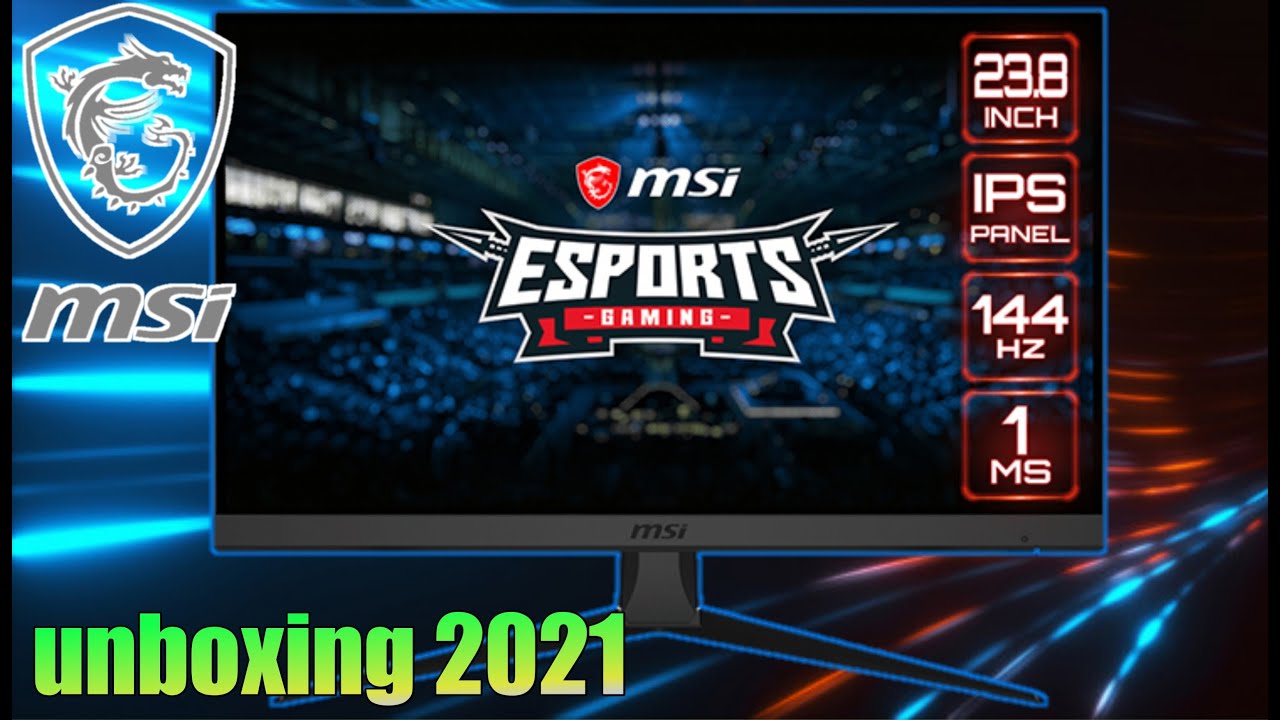 ゲーミングモニター MSI G242 箱アリ IPSパネル 144hz Amazon.co.jp