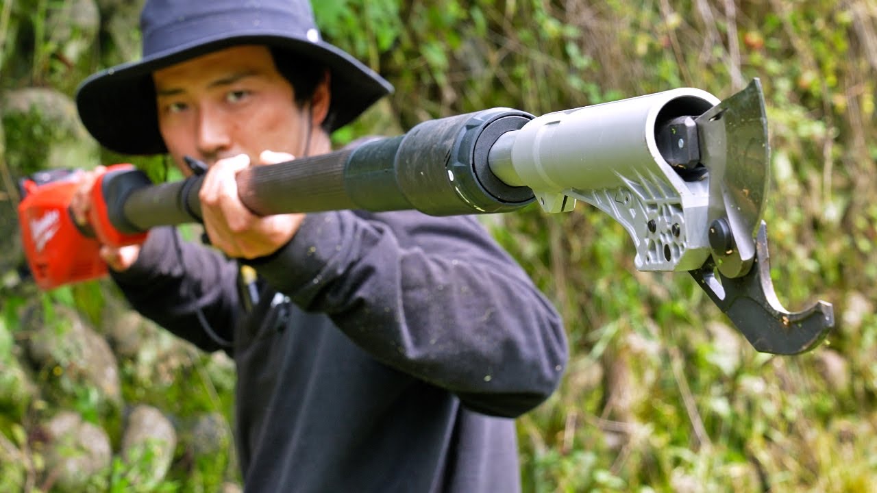 18V] Rechargeable pole pruners are amazing! - YouTube