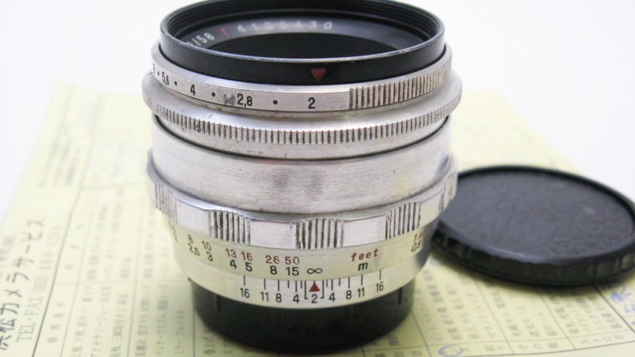 Carl Zeiss Jena BIOTAR 58mmF2 (M42) - YouTube
