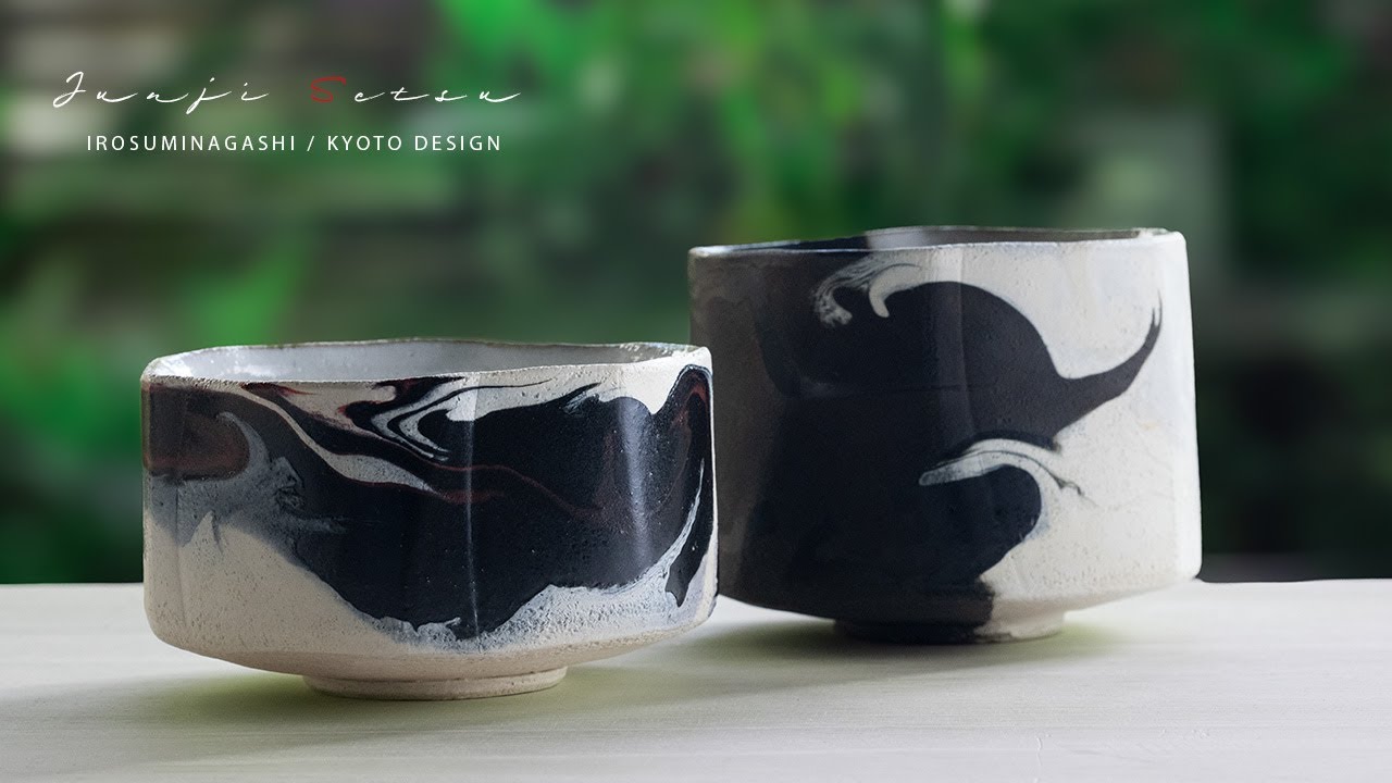 現代陶芸 | 陶芸家：瀬津純司さんの京を纏う美しい彩墨流茶碗 - YouTube