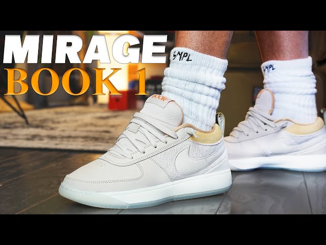 Nike Book 1 “ Mirage “ Review and On Foot - YouTube