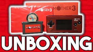 Mother 3 Deluxe Box (Gameboy Micro) Unboxing - YouTube