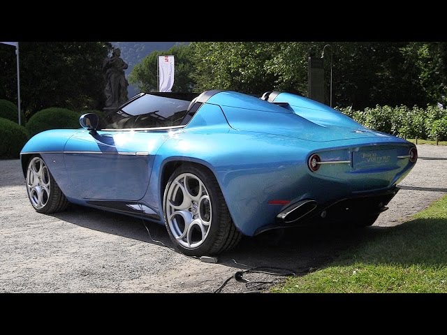 2016 Alfa Romeo Disco Volante Spider Sound - Start Up & Revs - YouTube