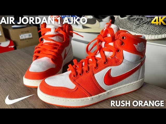 Air Jordan 1 AJKO Rush Orange ￼ Syracuse on feet review - YouTube