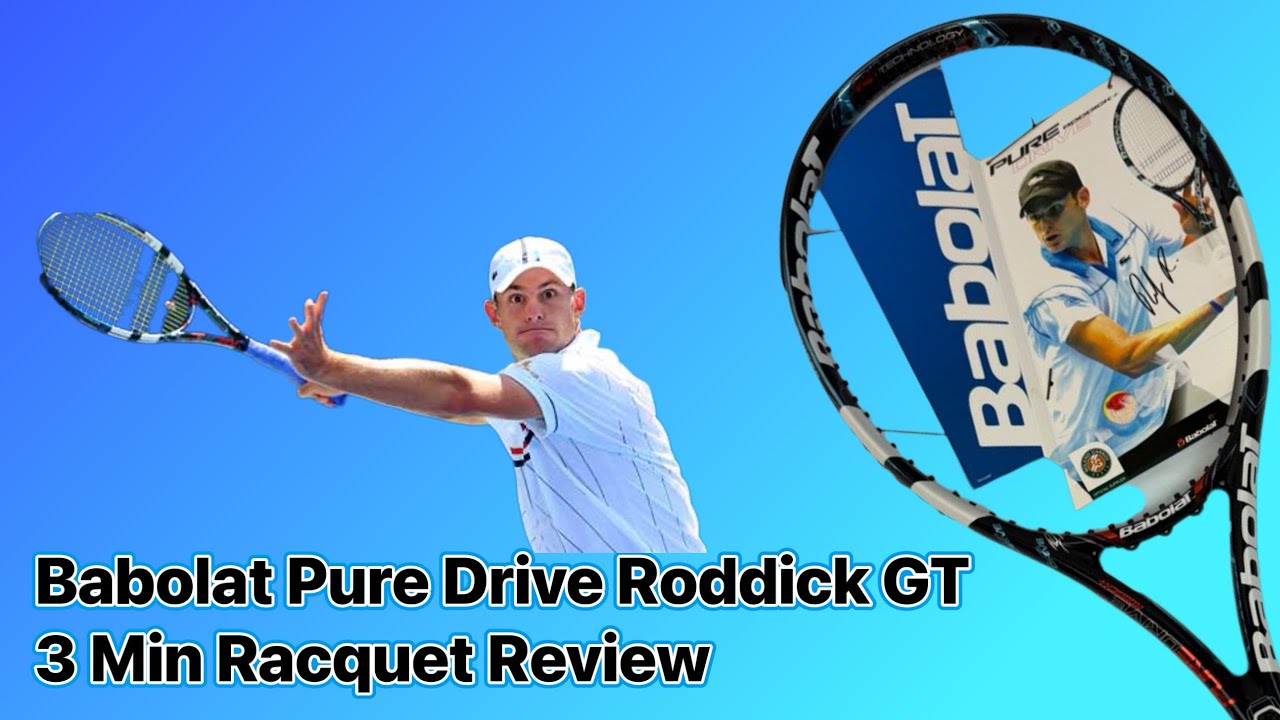 Babolat Pure Drive Roddick GT Standard 2012 - 3 Minute Racquet