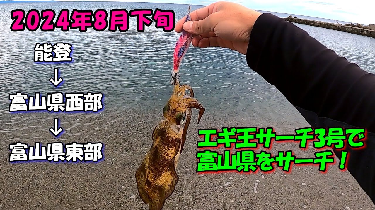 2024年秋イカエギング＃02】富山県をランガン調査！エギ王サーチ3号で