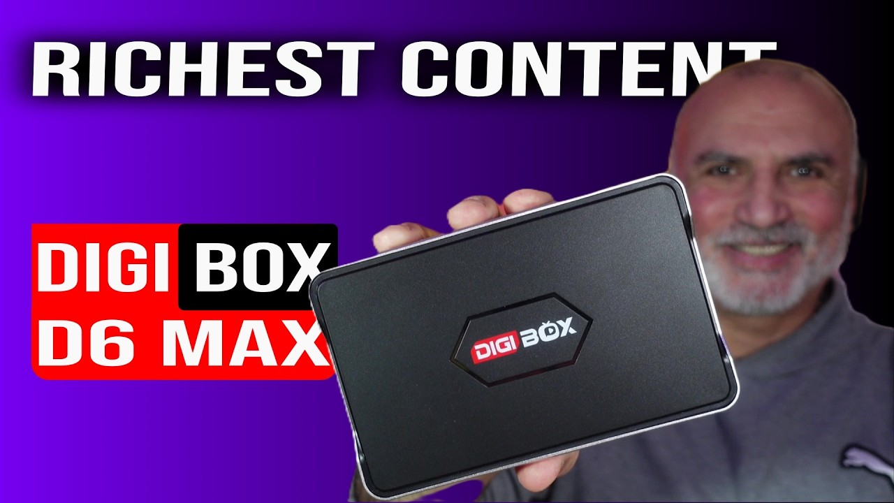 It has the RICHEST content DIGIBOX D6 MAX - YouTube
