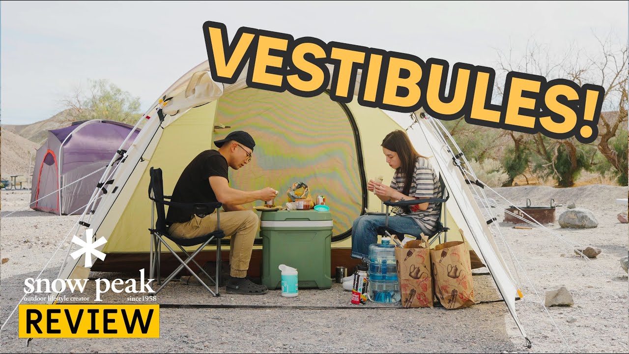 Snow Peak Vault Tent Review with Setup Demonstration [4K] - YouTube