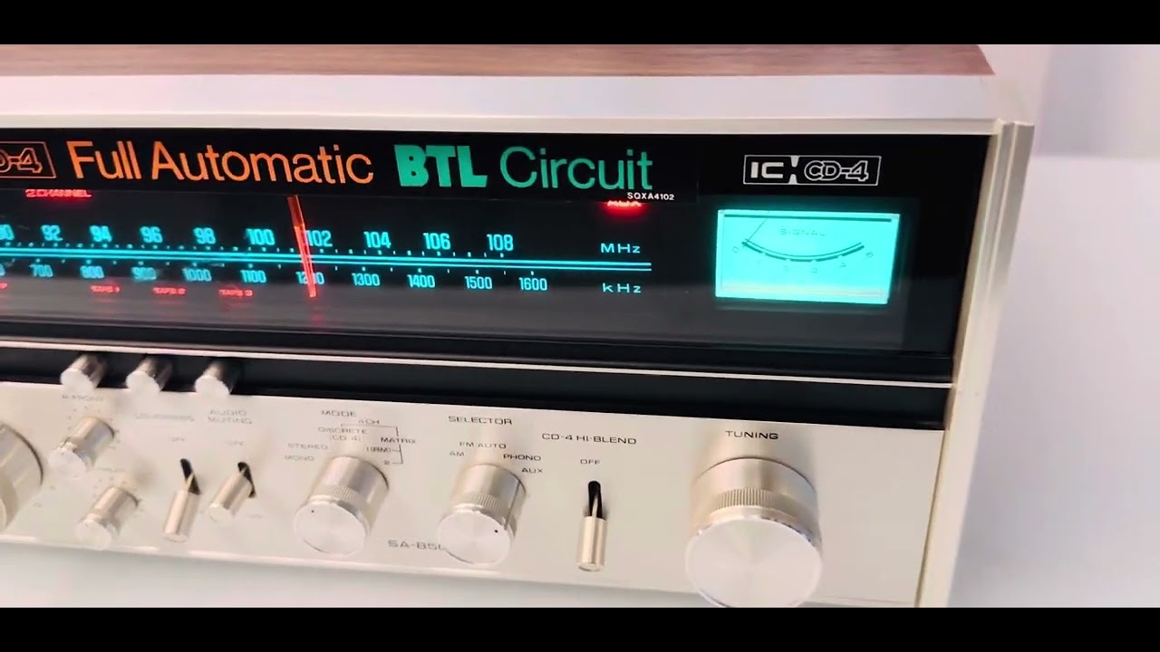 Vintage Technics 🔥 SA-8500x CD-4 AM/FM 4-Channel Receiver