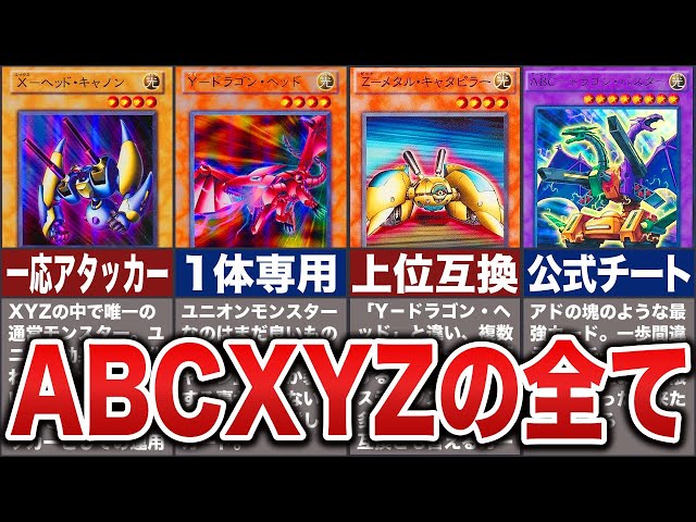 ゆっくり解説】『ABC』『XYZ』の全てを徹底解説【遊戯王】 - YouTube