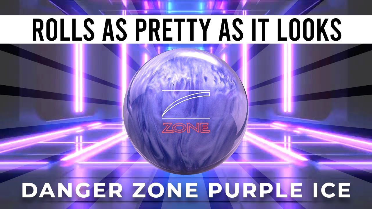Brunswick Danger Zone Purple Ice // Ball Review - YouTube