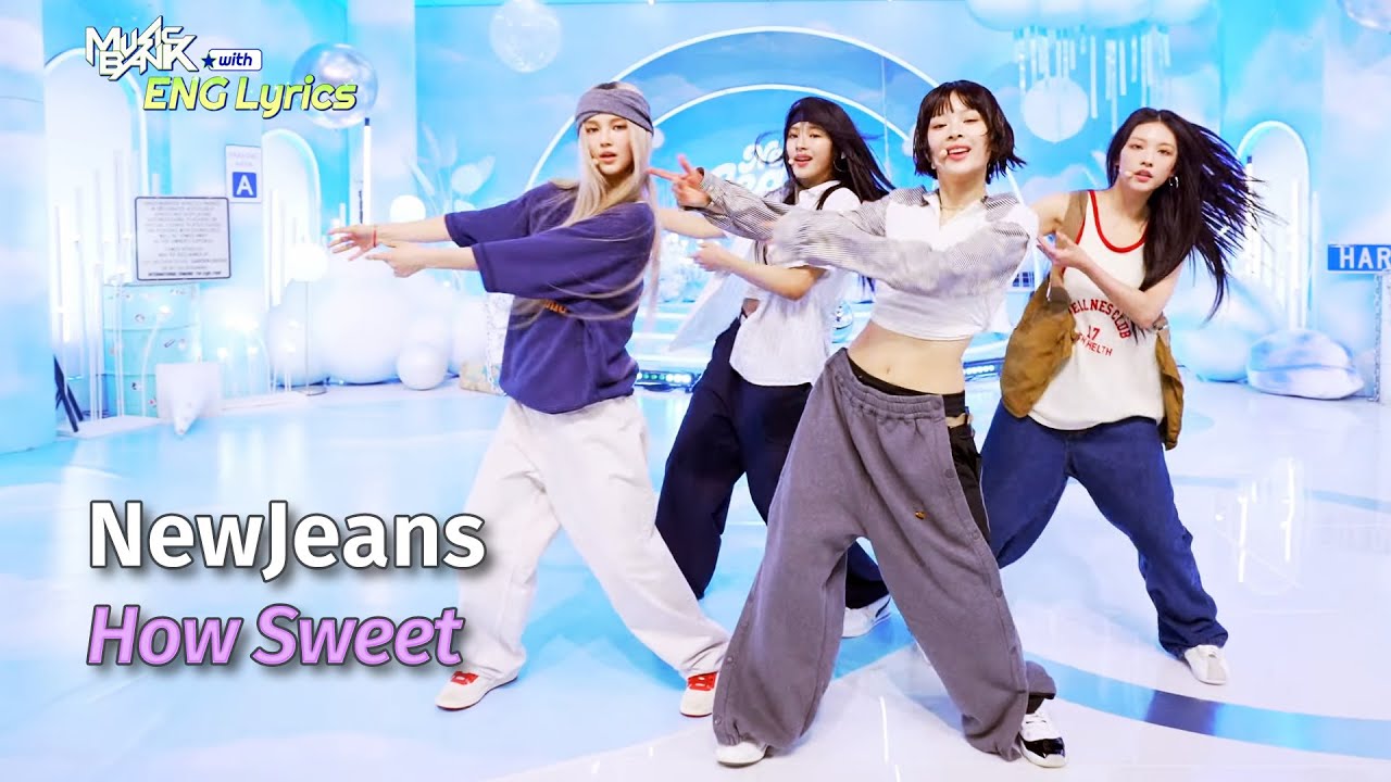 NewJeans (뉴진스) - How Sweet [Lyrics] | KBS WORLD TV 240524 - YouTube