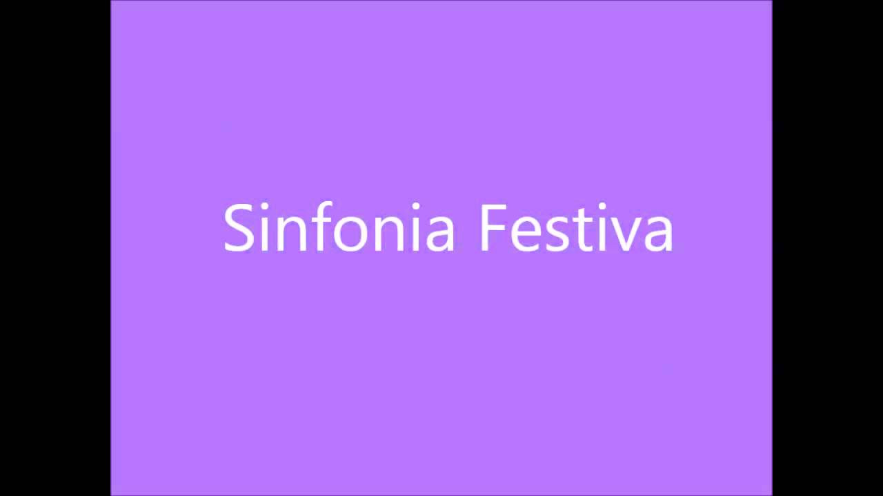 Sinfonia Festiva : Arne Running（シンフォニア・フェスティーヴァ