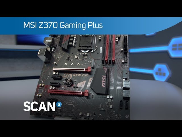 MSI Z370 Gaming Plus motherboard - overview - YouTube