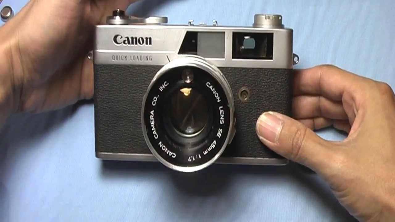 キャノン キャノネットQL17初期型の使い方 CANON CANONET QL17 the