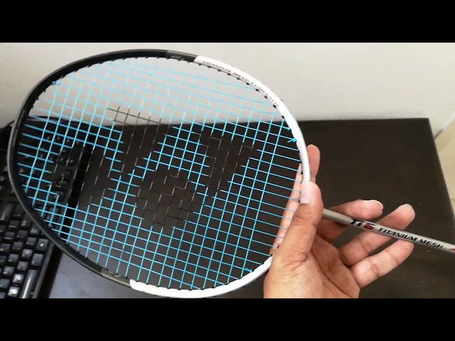 Badminton Racket Review : Yonex Ti 6 Titanium Mesh Long - YouTube