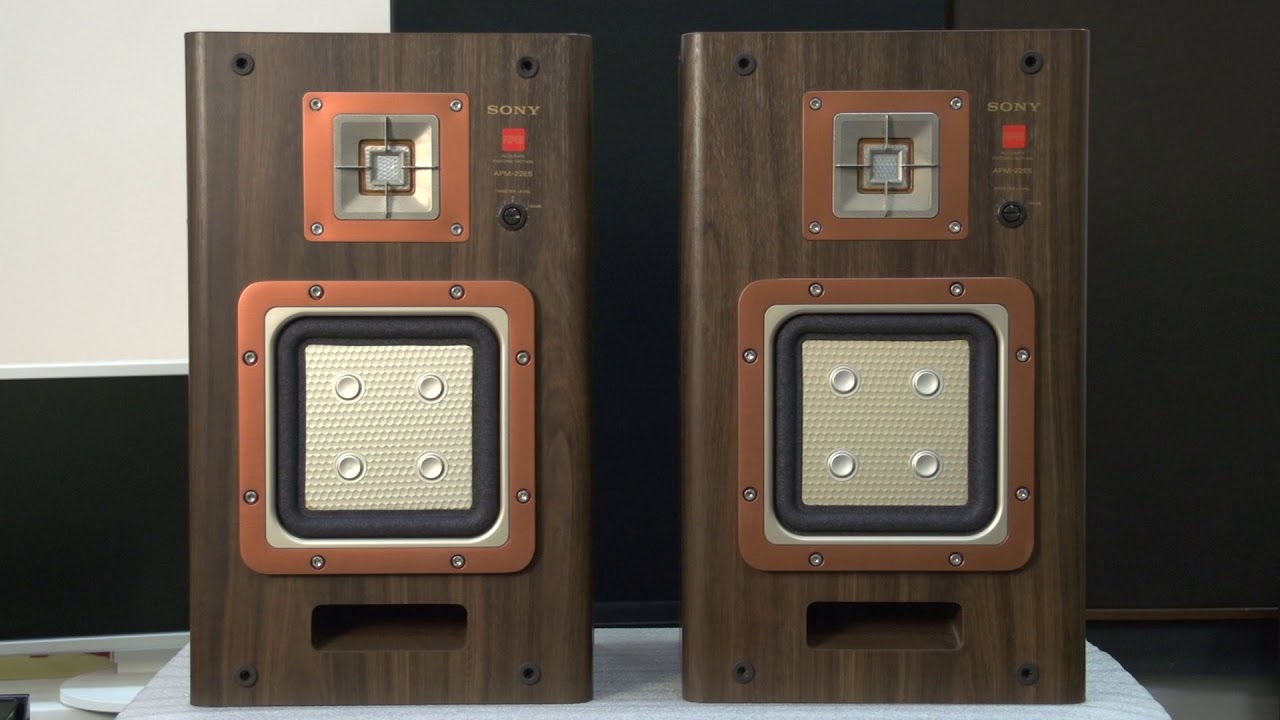 SONY APM-22ES ￥78,000(2台、1984年頃) - YouTube
