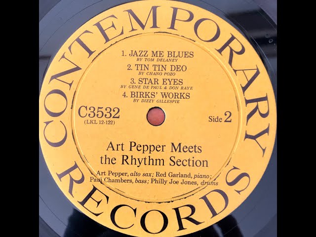 Art Pepper R / Meets the Rhythm Section / C3532 B - YouTube
