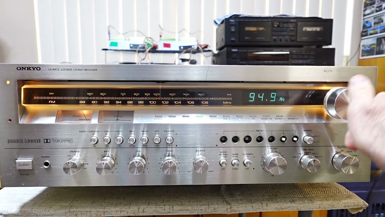 Onkyo TX-8500 MkII Receiver- Vintage Audio Review Episode #82