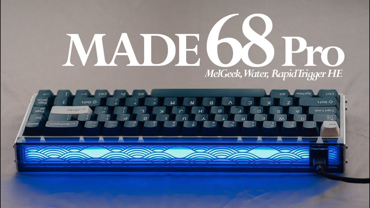 Melgeek MADE68 Pro (Water) - YouTube