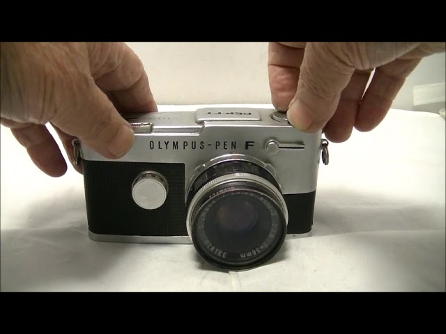 OLYMPUS PEN-FTクラシックカメラ動作確認 - YouTube