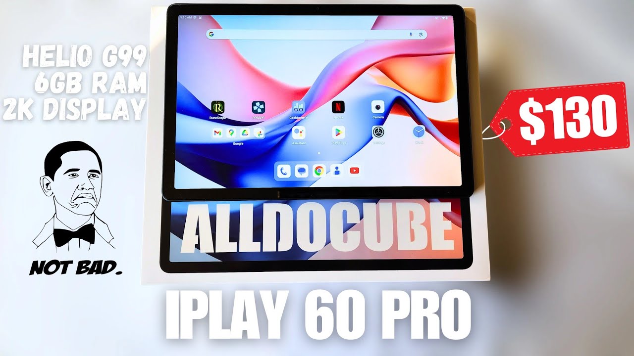 ALLDOCUBE 11 Inch iPlay 60 Pad PRO Android 14 Tablet Full Overview
