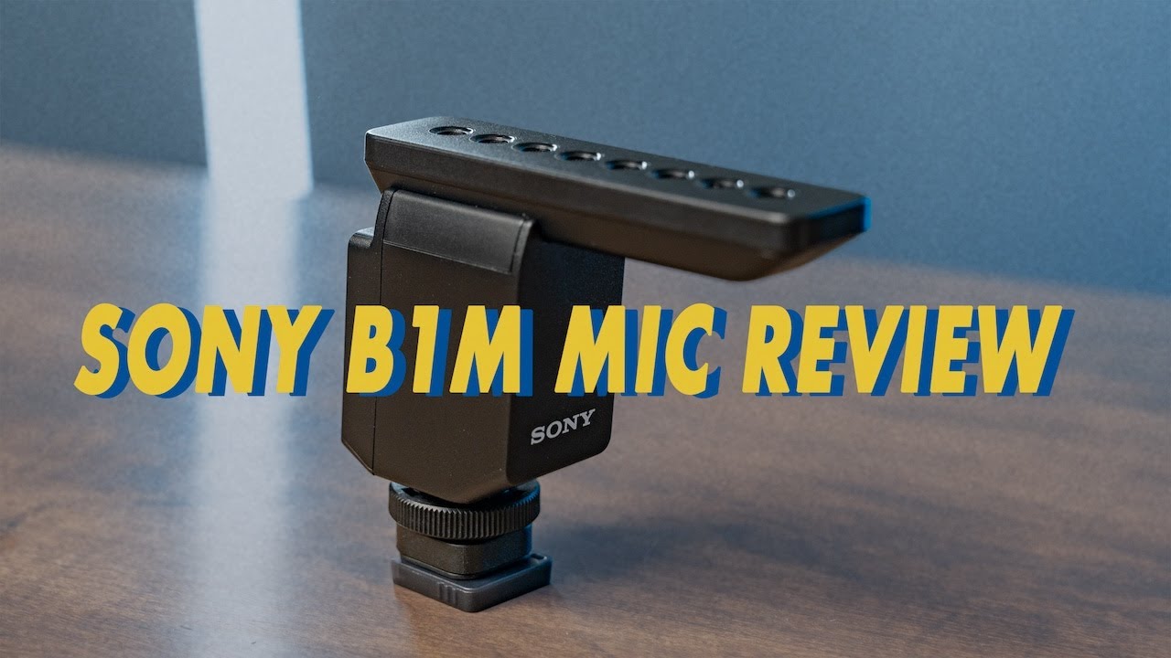 Sony ECM B1M On Camera Microphone Review - YouTube