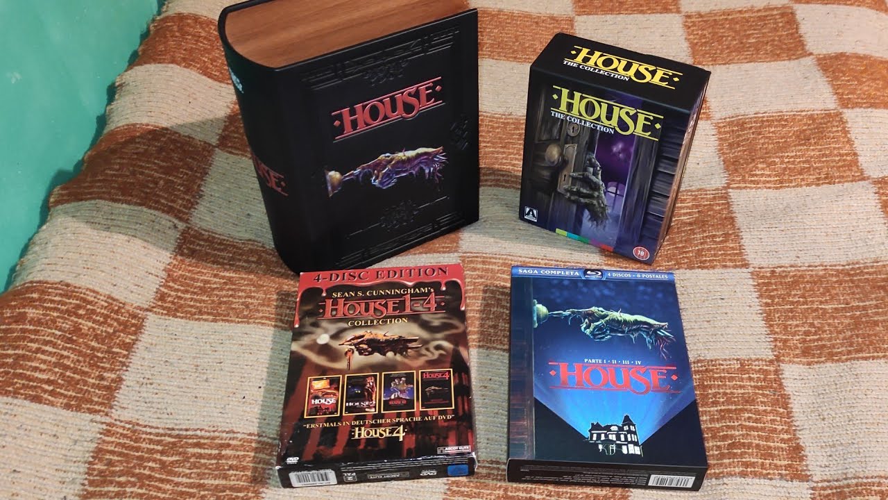 House 1-4 German NSM Leather Mediabook Collection Arrow Video