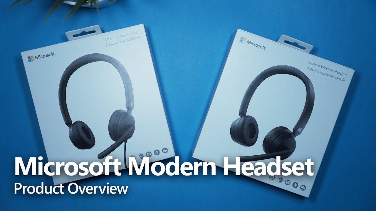Microsoft Modern Headset | Product Overview - YouTube