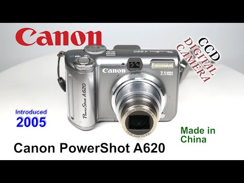 2005 Canon PowerShot A620 - CCD Digital Camera - YouTube