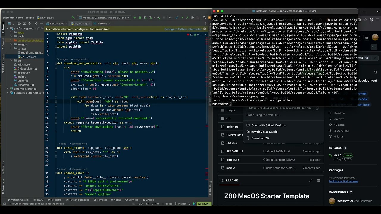 Setting up a ZX Spectrum development Tools On a Silicon Mac - YouTube