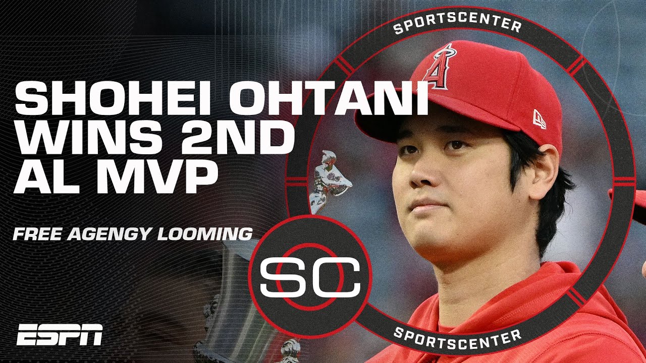 Shohei Ohtani named AL MVP ahead of free agency | SportsCenter