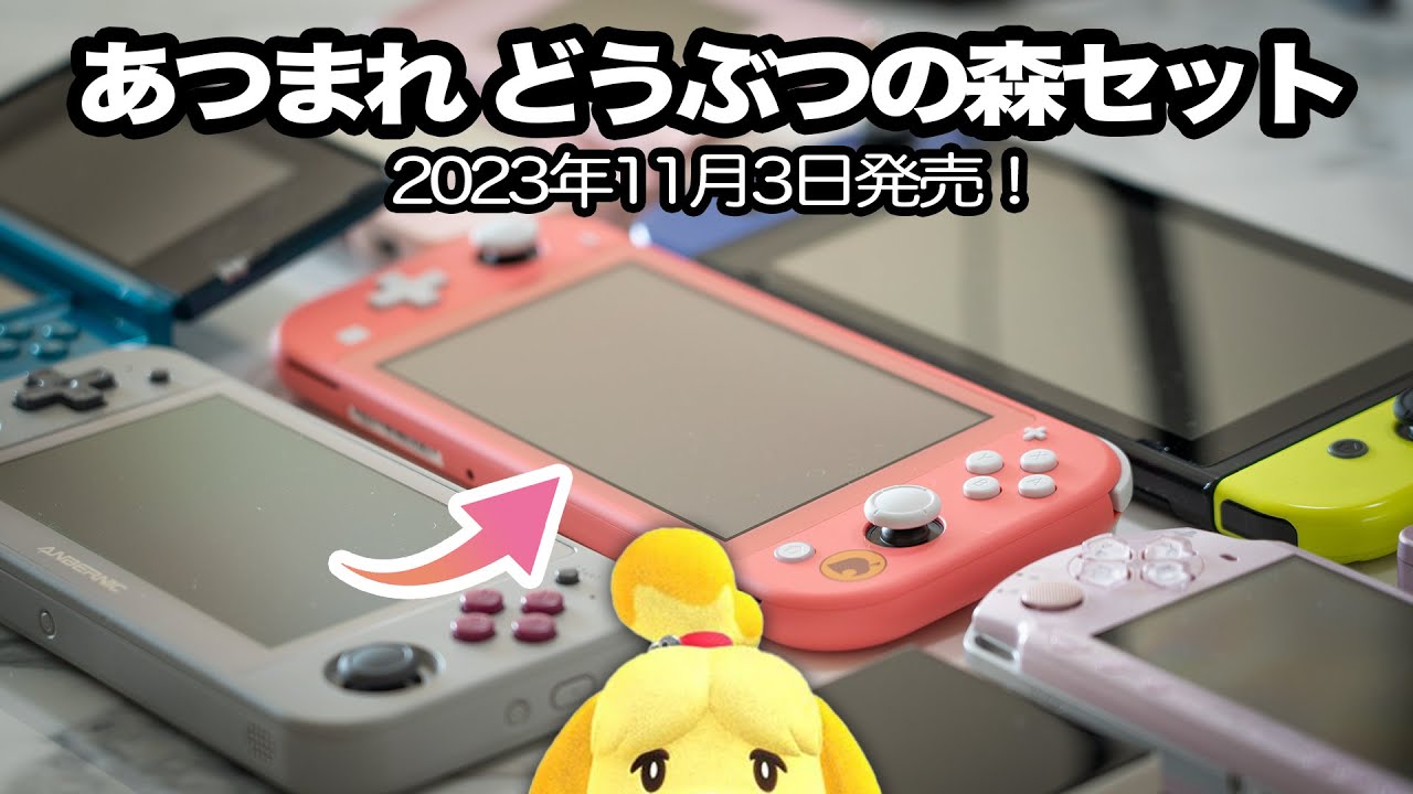 2023/11/3発売！お得なSwitch Liteあつもりセット しずえアロハ柄