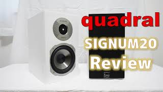 レビュー・空気録音あり】quadral SIGNUM 20 - YouTube