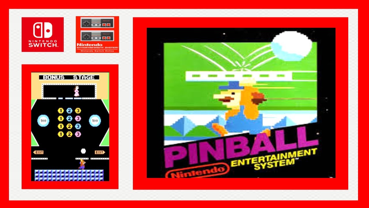 Pinball / Nintendo Switch Gameplay / NES (No Commentary) - YouTube