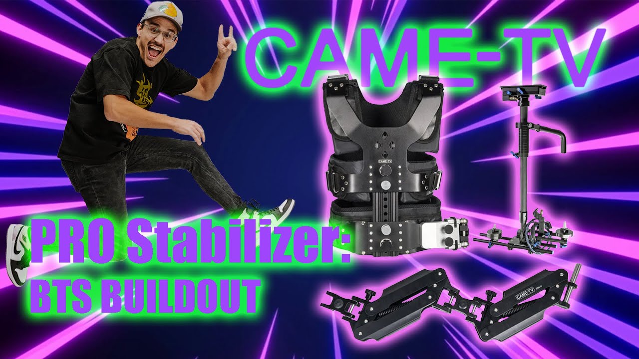 CAME-TV 2-12kg Load Pro Camera Video Carbon Stabilizer Setup Video