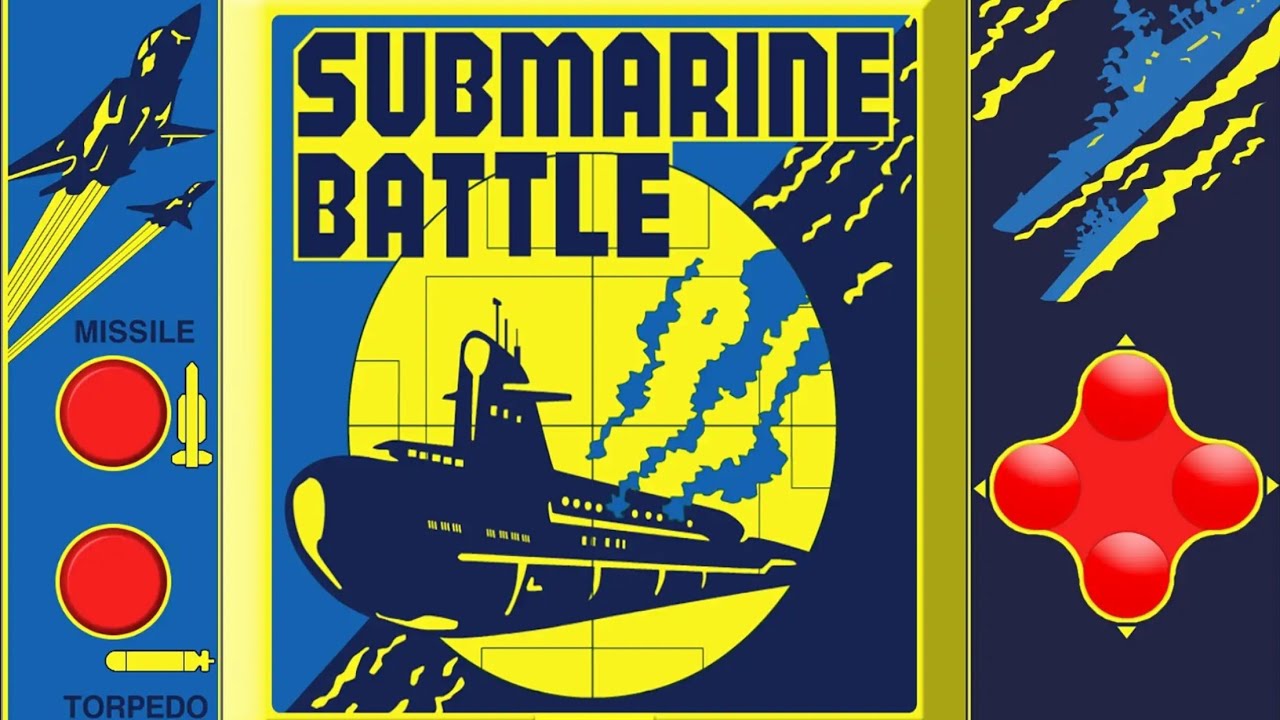 Vintage 80s Casio Handheld Game - Submarine Battle (Casio CG-330