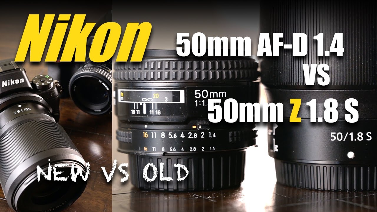 Nikon 50mm Z f1.8 S vs Nikon 50mm f1.4 AF-D Lens using Nikon Z6