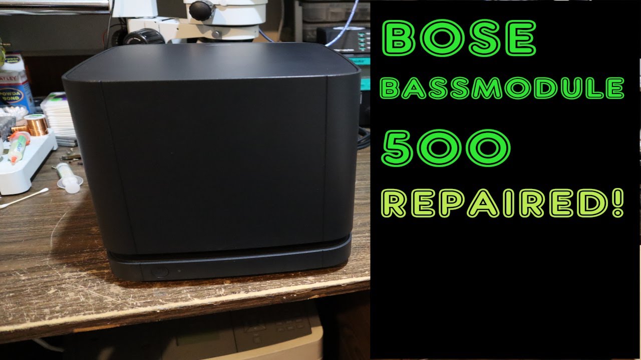 BOSE BASSMODULE 500 NO POWER REPAIR! - YouTube