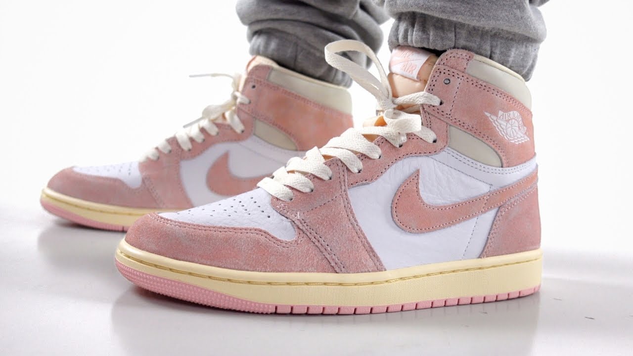 Air Jordan 1 Washed Pink: Unboxing, Review, and On-Feet Look - YouTube