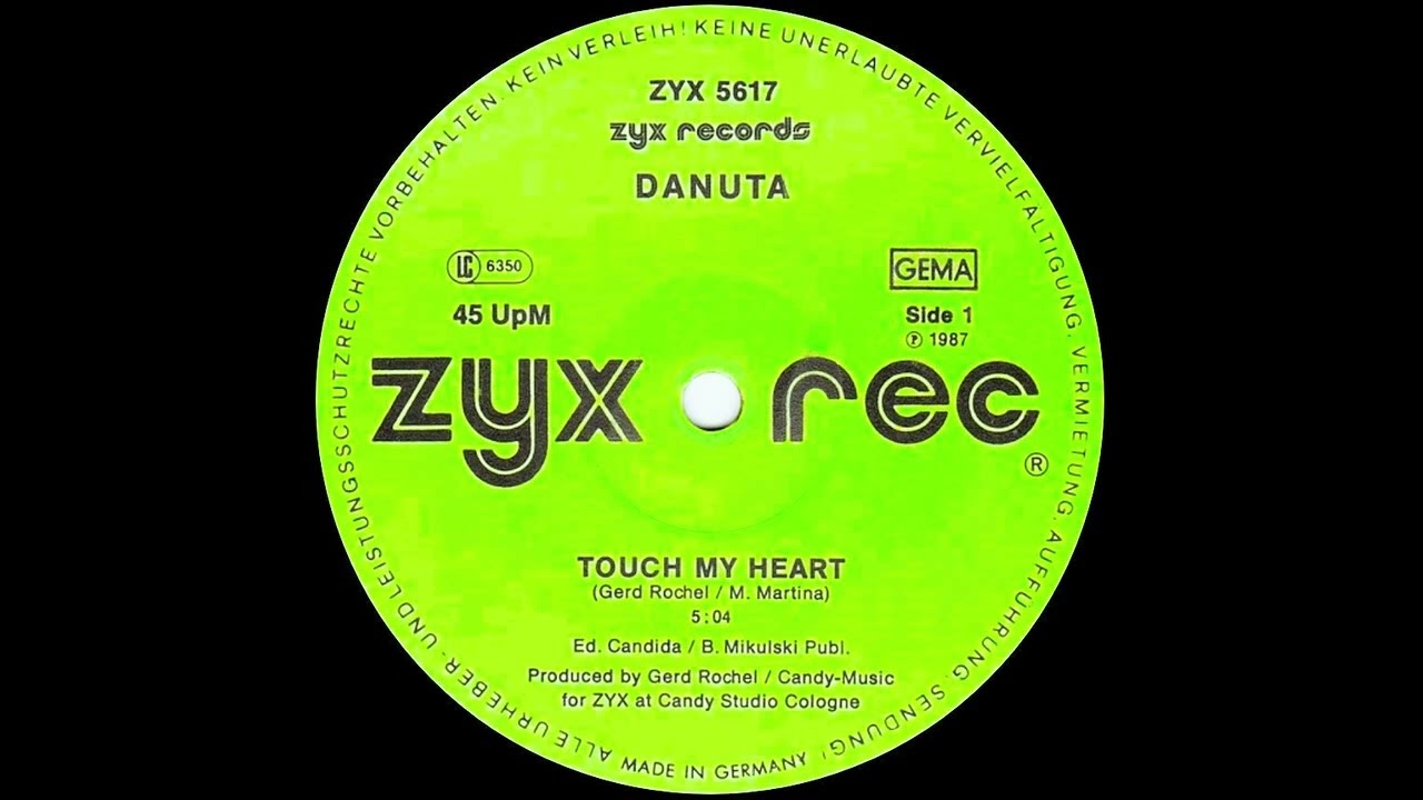 Danuta - Touch My Heart (12'' Version) 1987 - YouTube