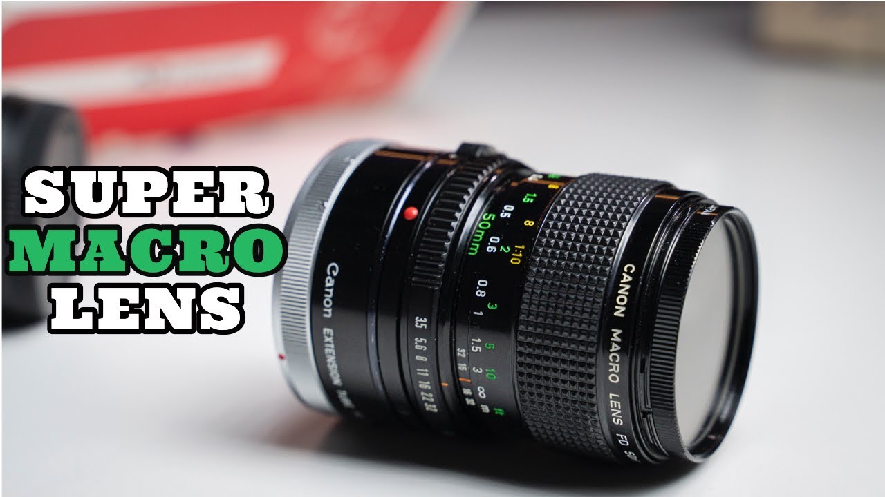 Loving this super macro lens || CANON FD 50MM F3.5 MACRO - YouTube