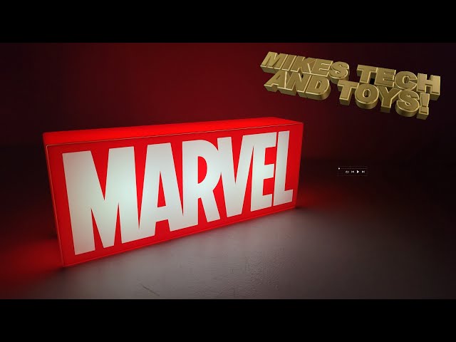 Paladone MARVEL LOGO LIGHT / Official Marvel Lightbox LARGE - YouTube
