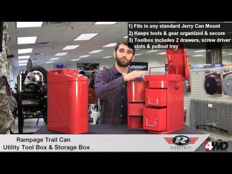 Rampage Trail Can Tool & Storage Boxes - YouTube
