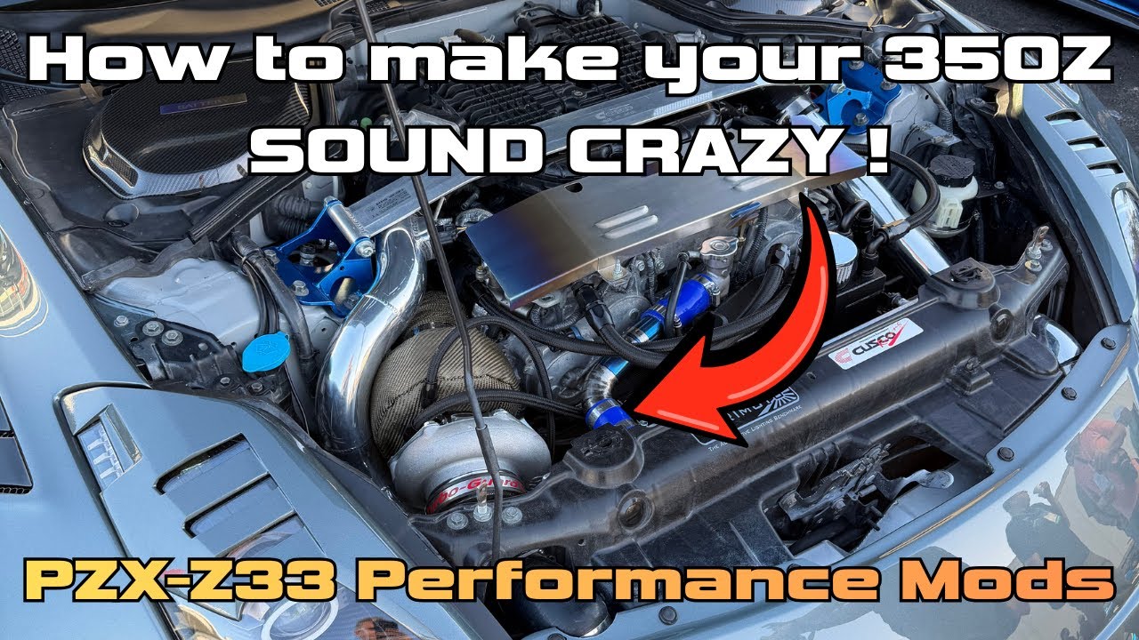 How to make your 350Z SOUND CRAZY : SOHO SINGLE TURBO KIT - YouTube
