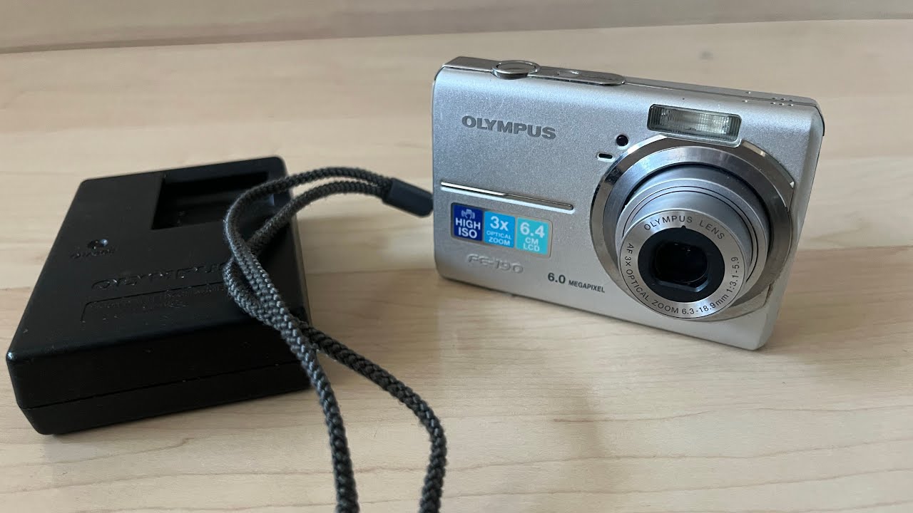 Olympus FE-190 6.0Mpx retro digital camera compact device optical