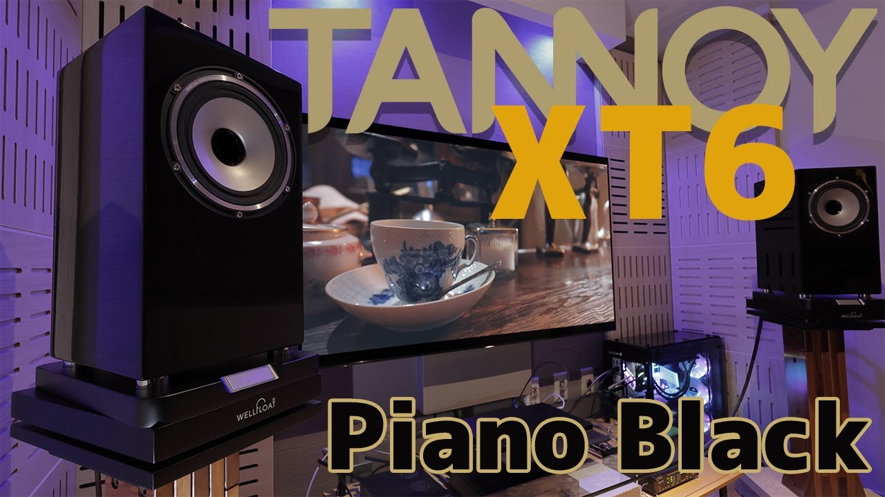 TANNOY Revolution XT 6 Piano Black Speaker Review【Hi-Res 192KHz