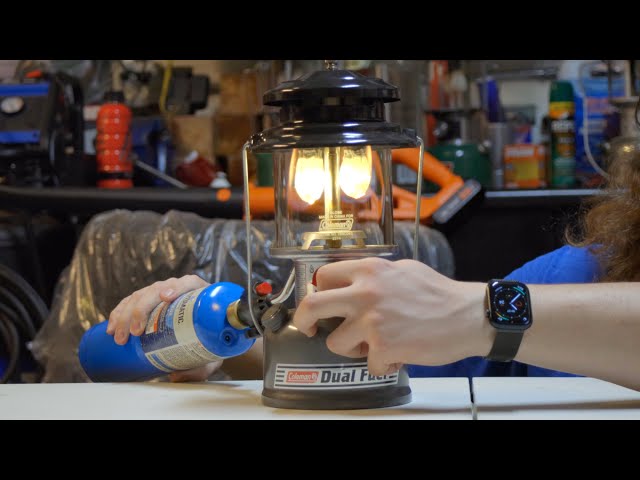 9/2014 Coleman 285 Dual Fuel Lantern - YouTube